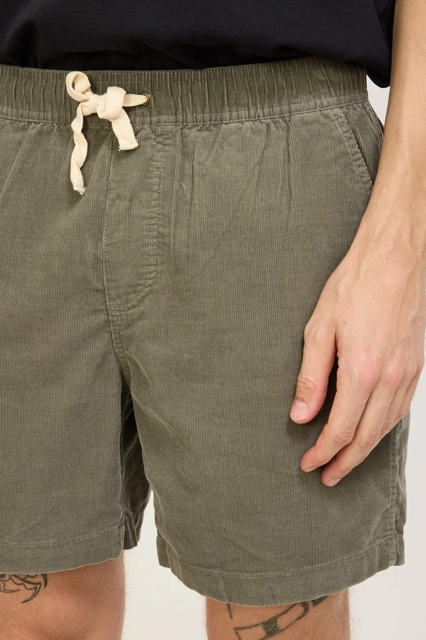 Cord Shorts Grey