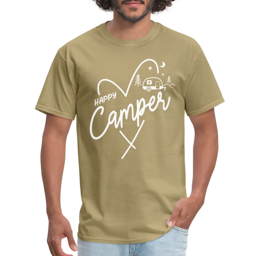 Happy Camper T-Shirt (Love Camping in Nature)