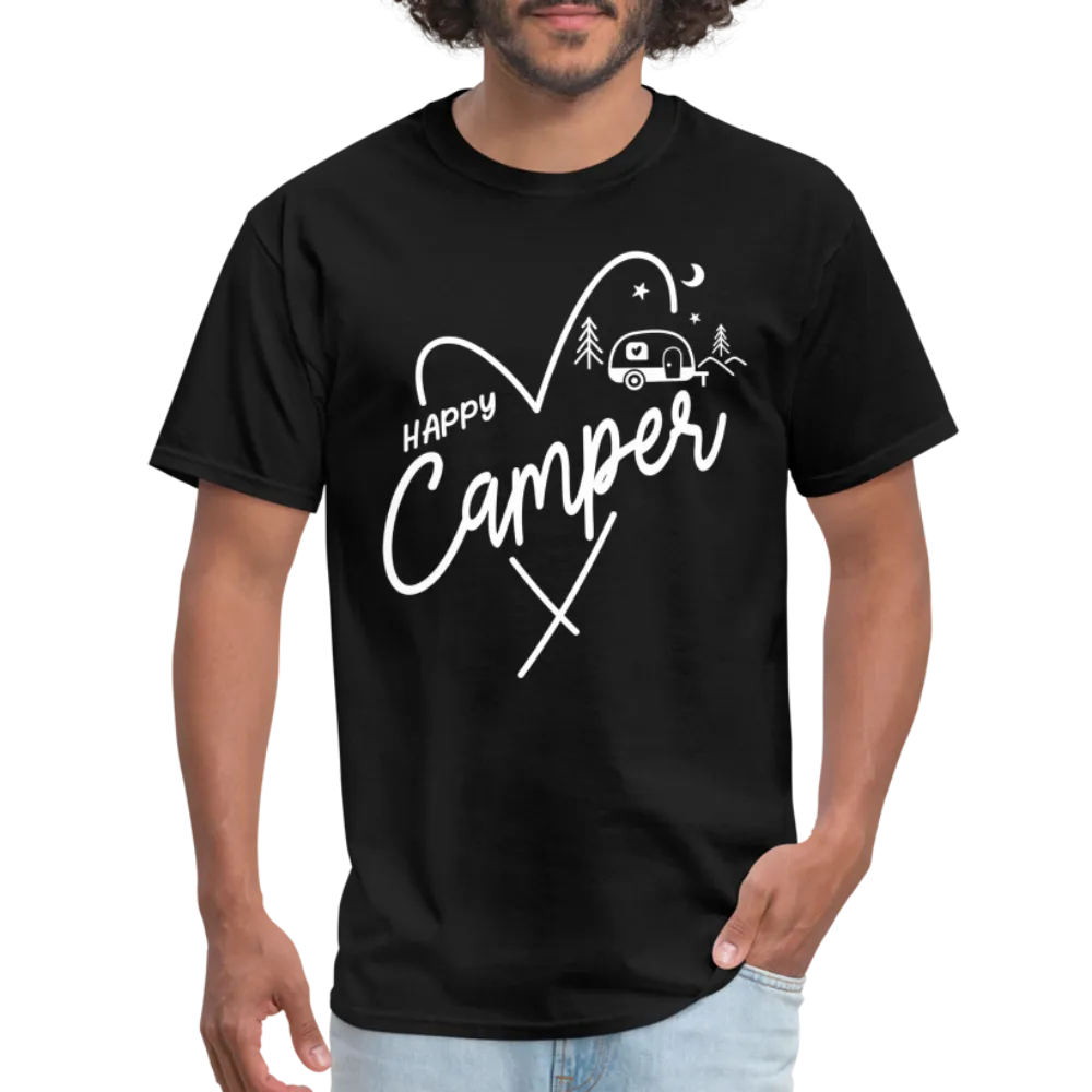 Happy Camper T-Shirt (Love Camping in Nature)