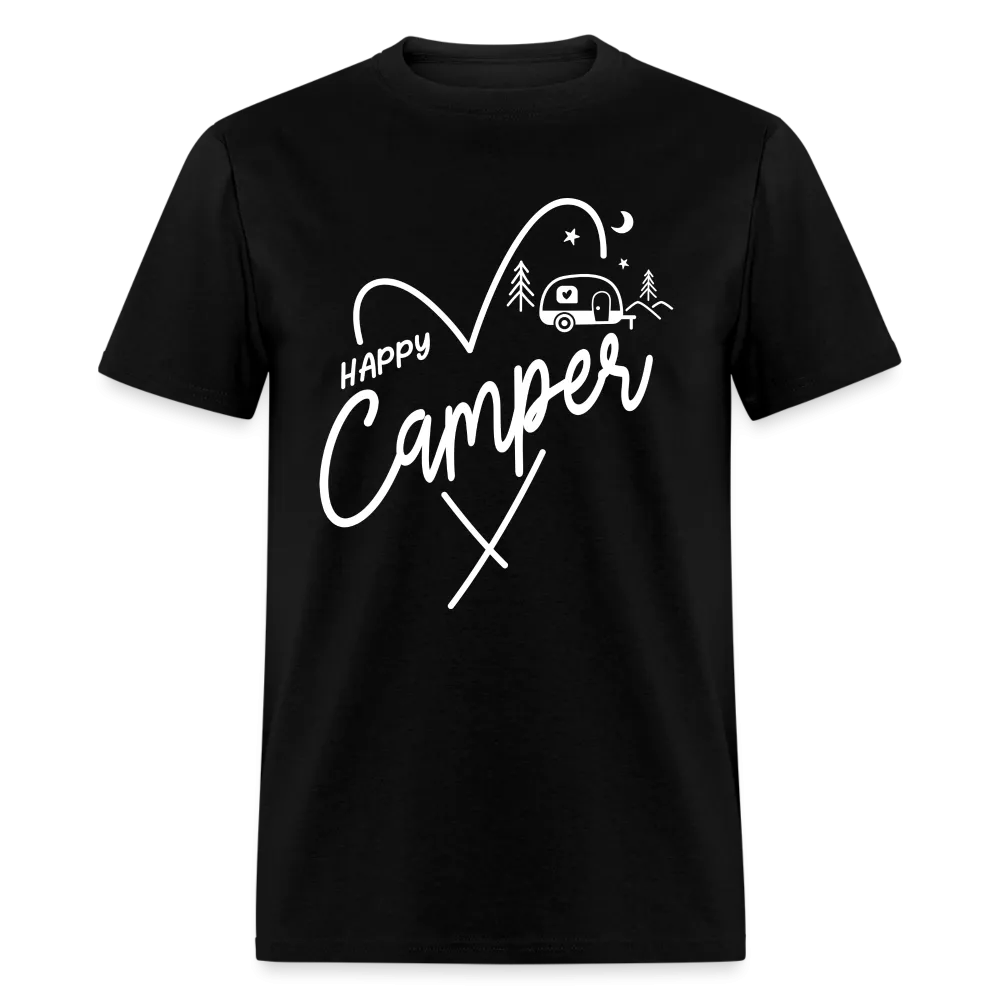 Happy Camper T-Shirt (Love Camping in Nature)