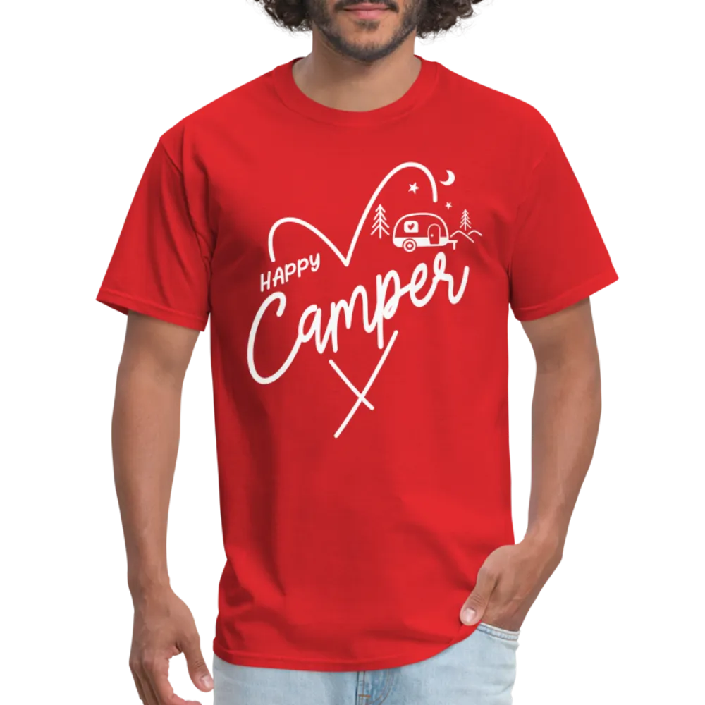 Happy Camper T-Shirt (Love Camping in Nature)