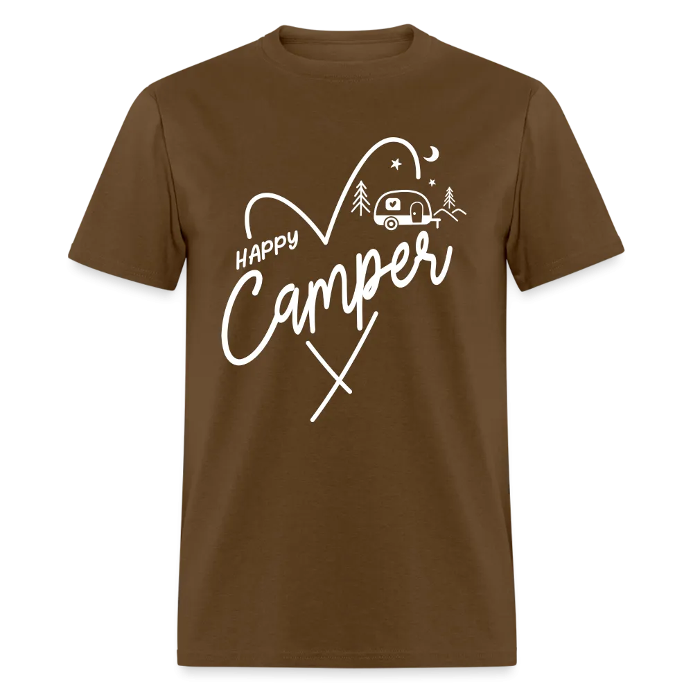 Happy Camper T-Shirt (Love Camping in Nature)