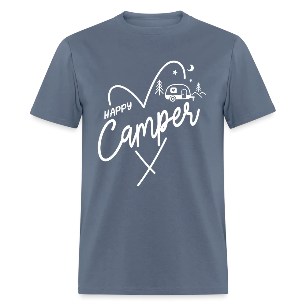 Happy Camper T-Shirt (Love Camping in Nature)