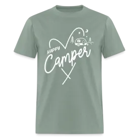 Happy Camper T-Shirt (Love Camping in Nature)