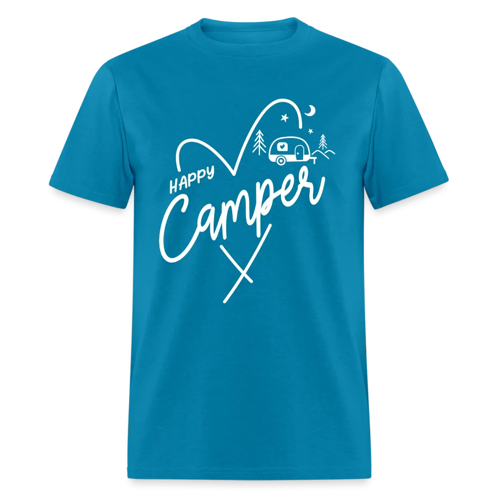 Happy Camper T-Shirt (Love Camping in Nature)