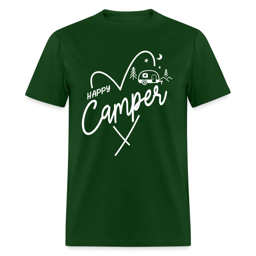 Happy Camper T-Shirt (Love Camping in Nature)