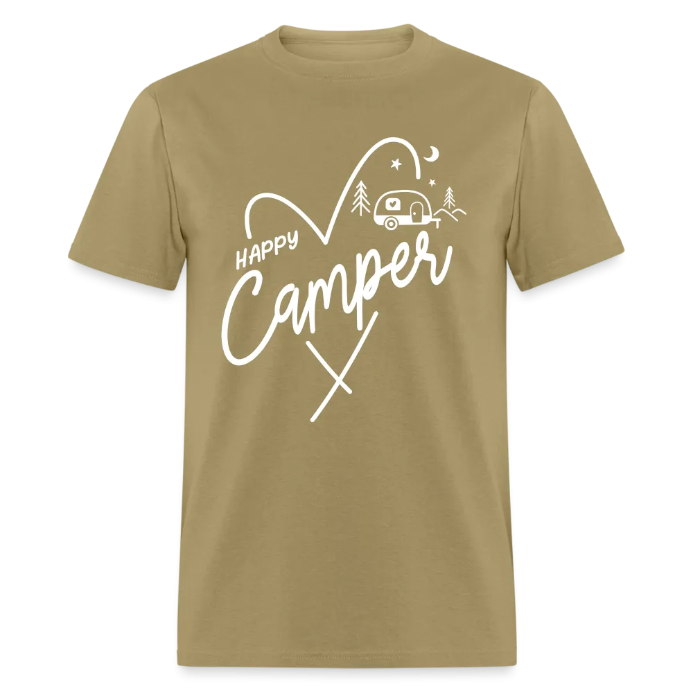 Happy Camper T-Shirt (Love Camping in Nature)