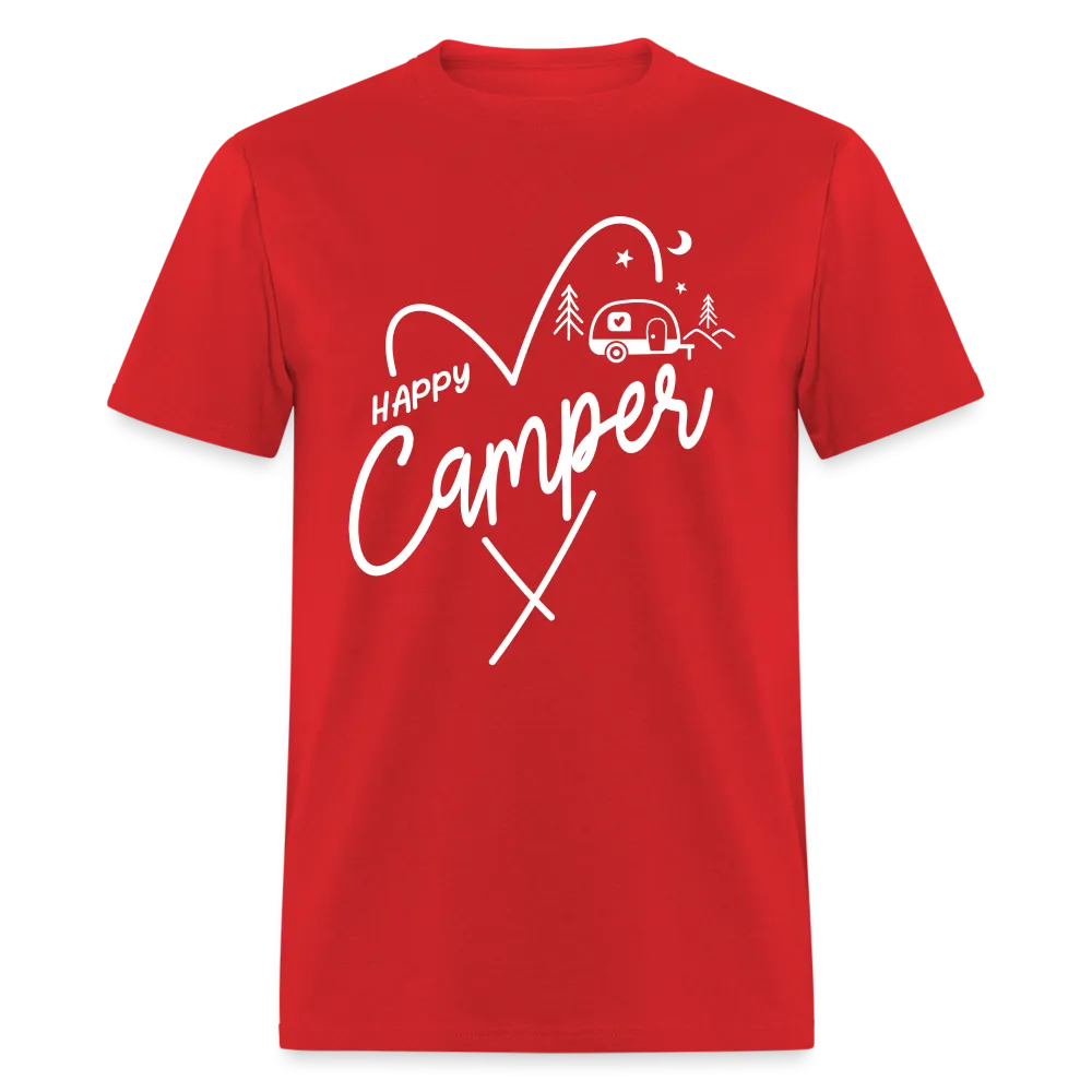 Happy Camper T-Shirt (Love Camping in Nature)