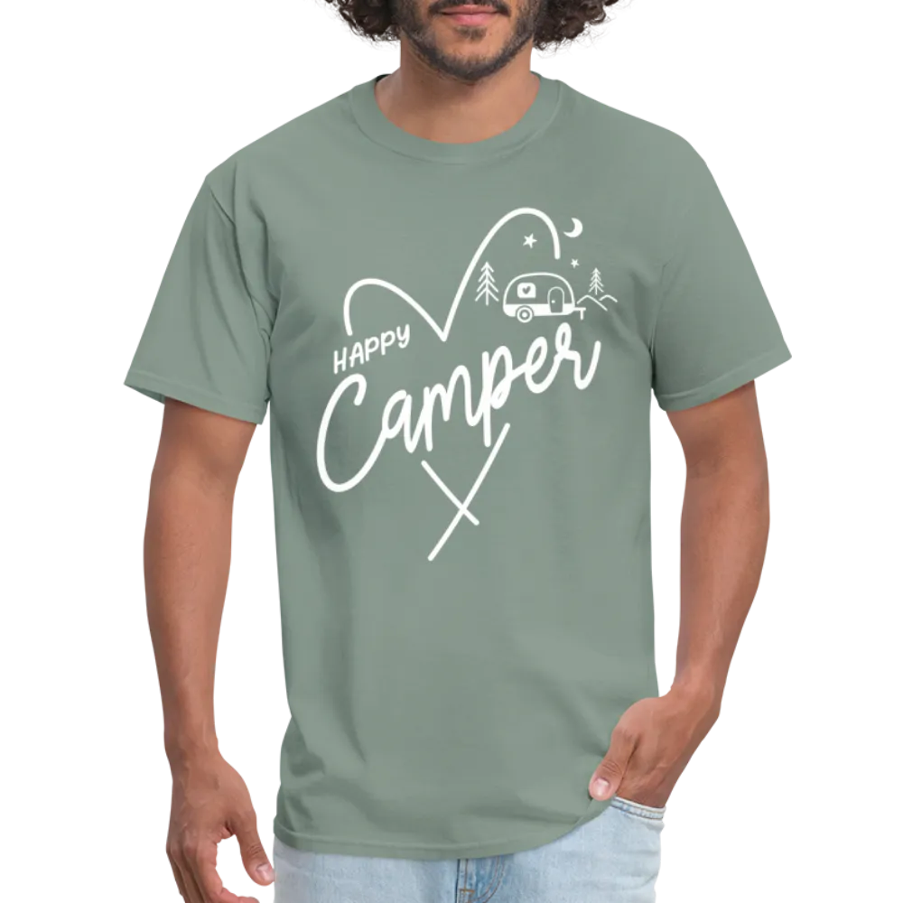 Happy Camper T-Shirt (Love Camping in Nature)