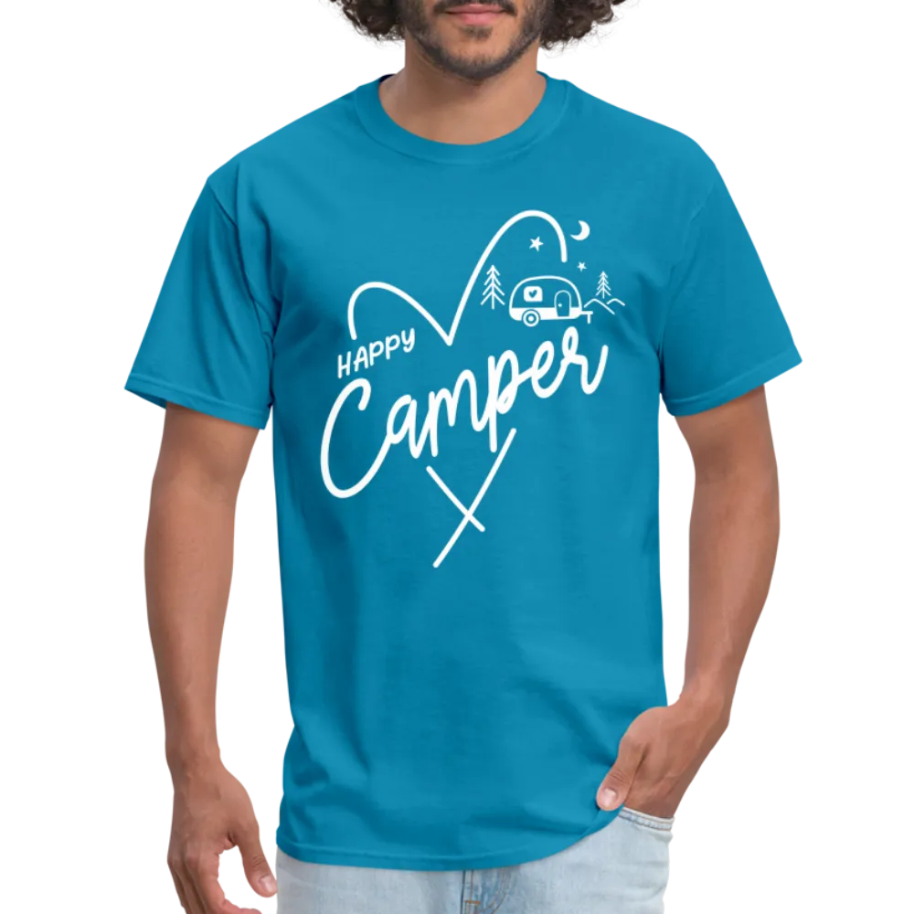 Happy Camper T-Shirt (Love Camping in Nature)