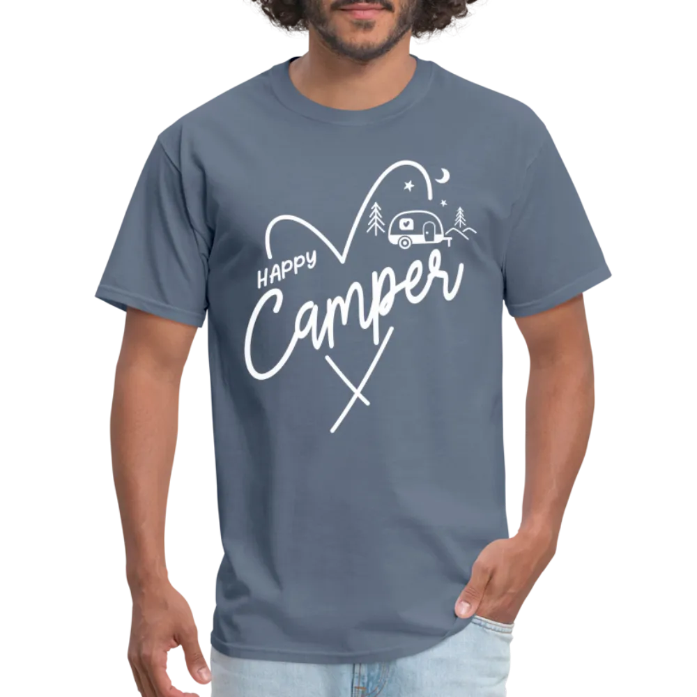 Happy Camper T-Shirt (Love Camping in Nature)