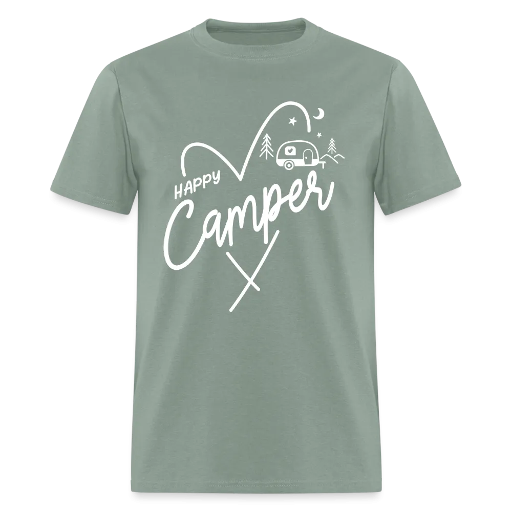 Happy Camper T-Shirt (Love Camping in Nature)