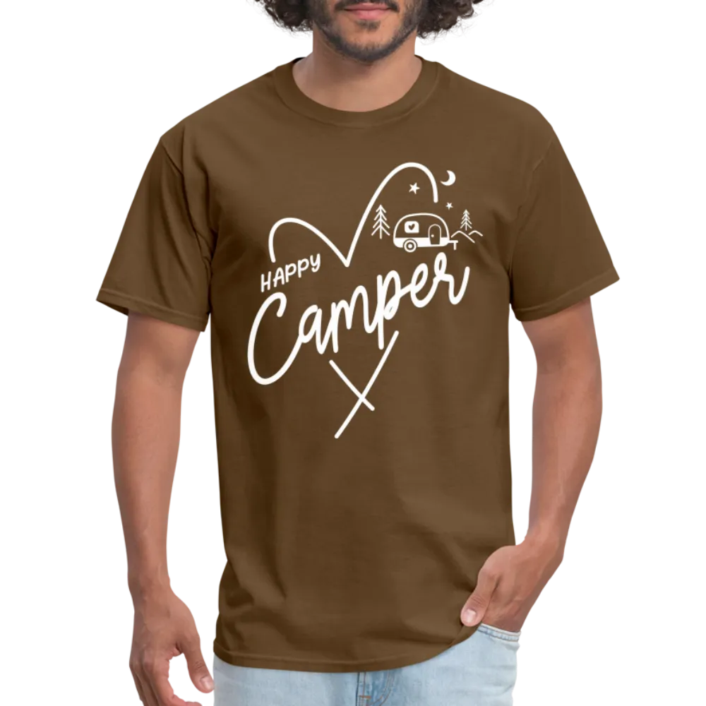 Happy Camper T-Shirt (Love Camping in Nature)