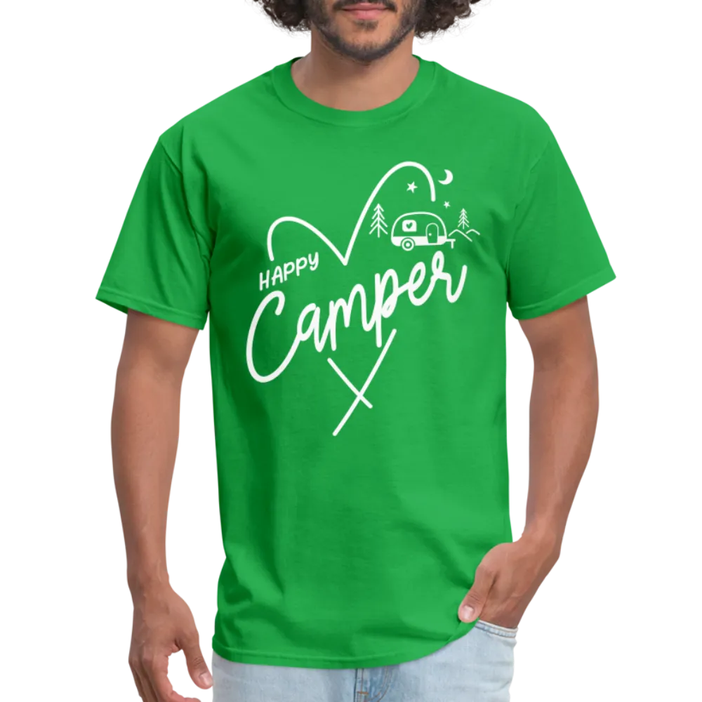 Happy Camper T-Shirt (Love Camping in Nature)
