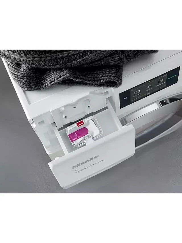 Miele WED665 Freestanding Washing Machine, 8kg Load, 1400rpm Spin, White