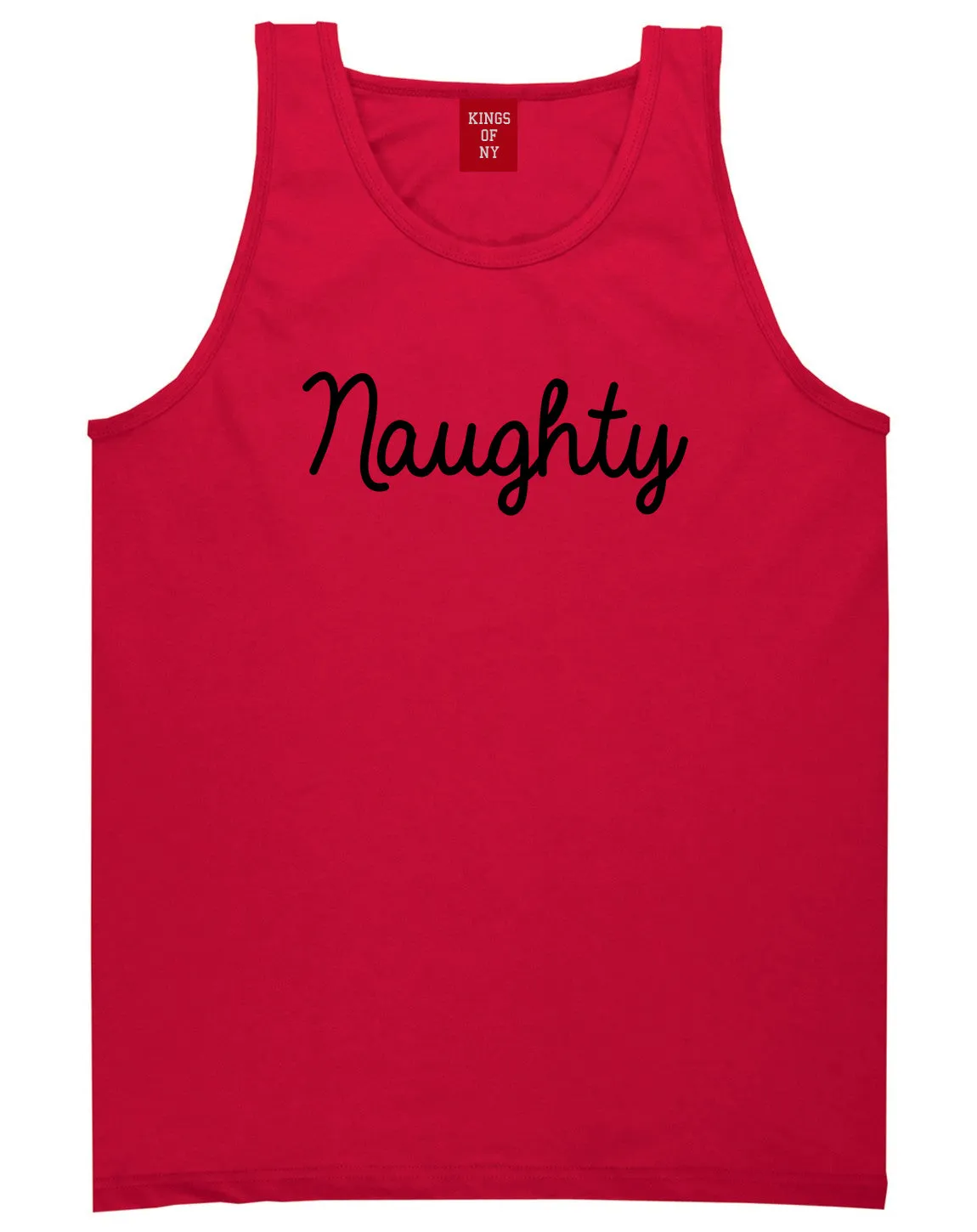 Naughty Script Bad Mens Tank Top Shirt