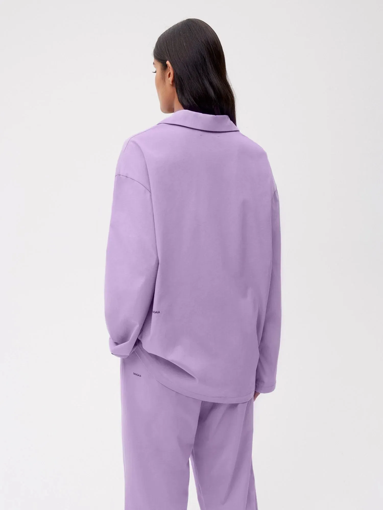 Organic Cotton Pajama Shirt—orchid purple