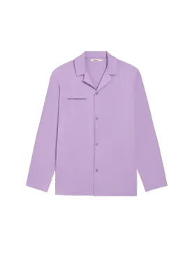 Organic Cotton Pajama Shirt—orchid purple