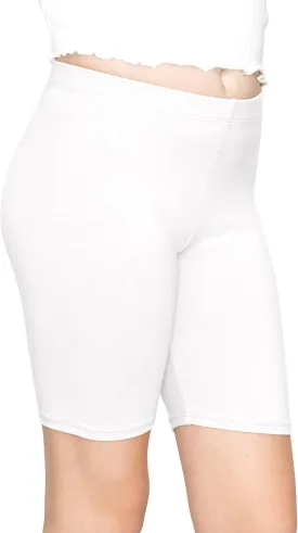 STRETCH IS COMFORT Girl's Cotton Biker Shorts and Cartwheel Shorts | Two Lengths to Choose from | Size 4-14