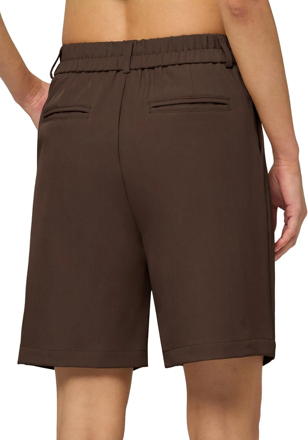 Willit Women's Shorts Wide Leg Dress Casual Work Summer Pleated Shorts High Waisted with Pockets 7" 10"