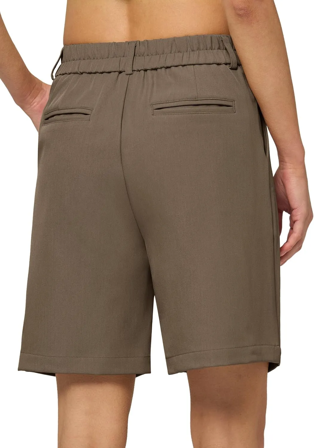 Willit Women's Shorts Wide Leg Dress Casual Work Summer Pleated Shorts High Waisted with Pockets 7" 10"